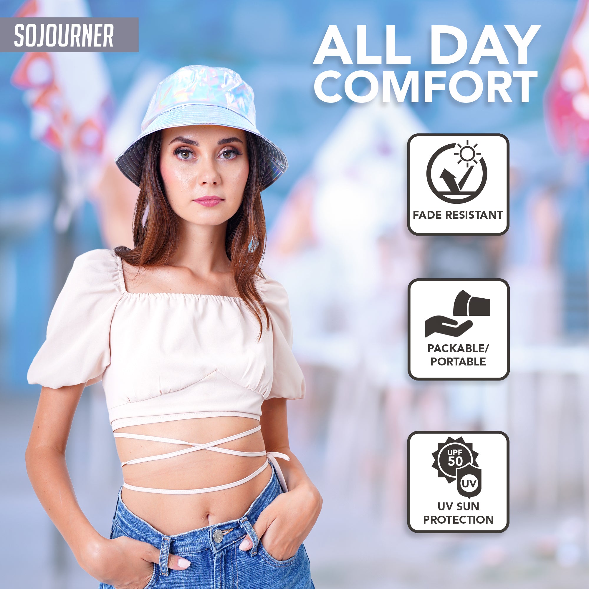 Rave Bucket Hat - SoJourner Bags