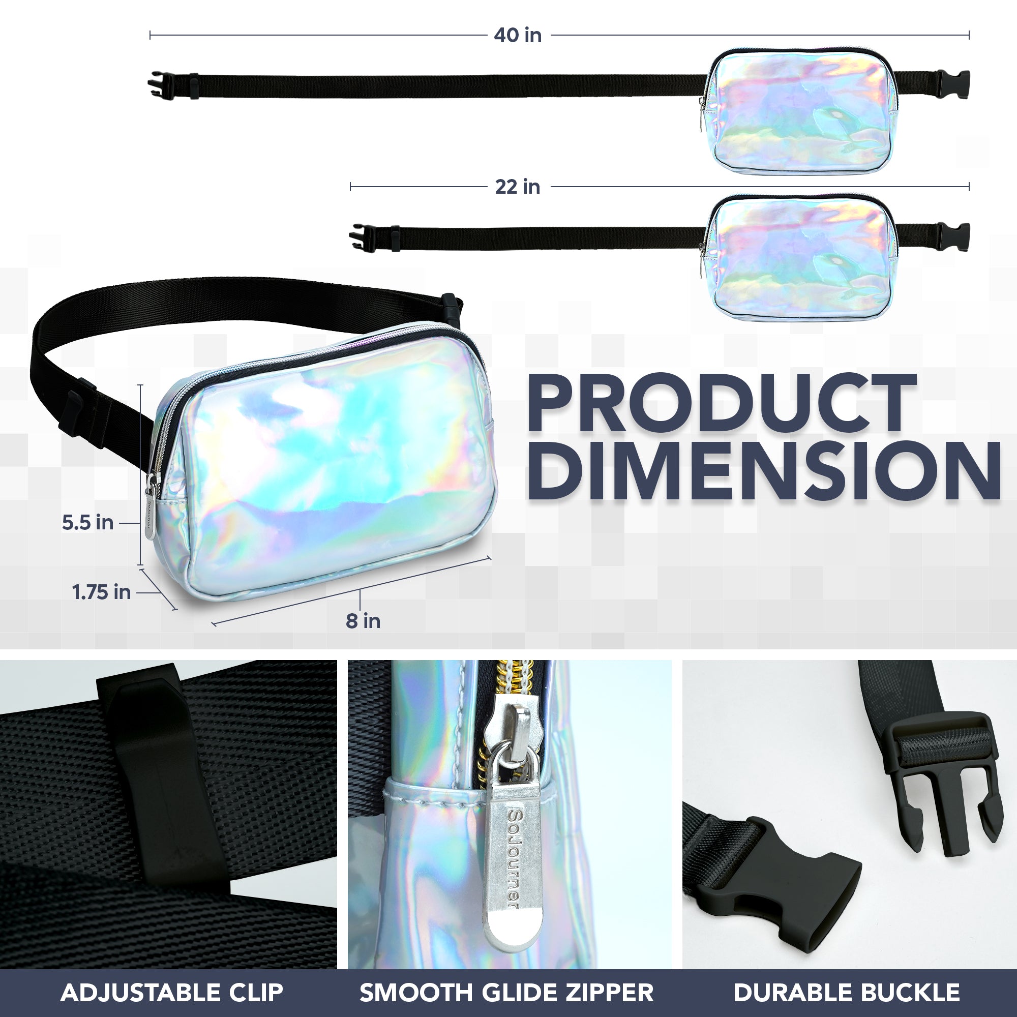 Fanny Pack (1 Pocket) - SoJourner Bags