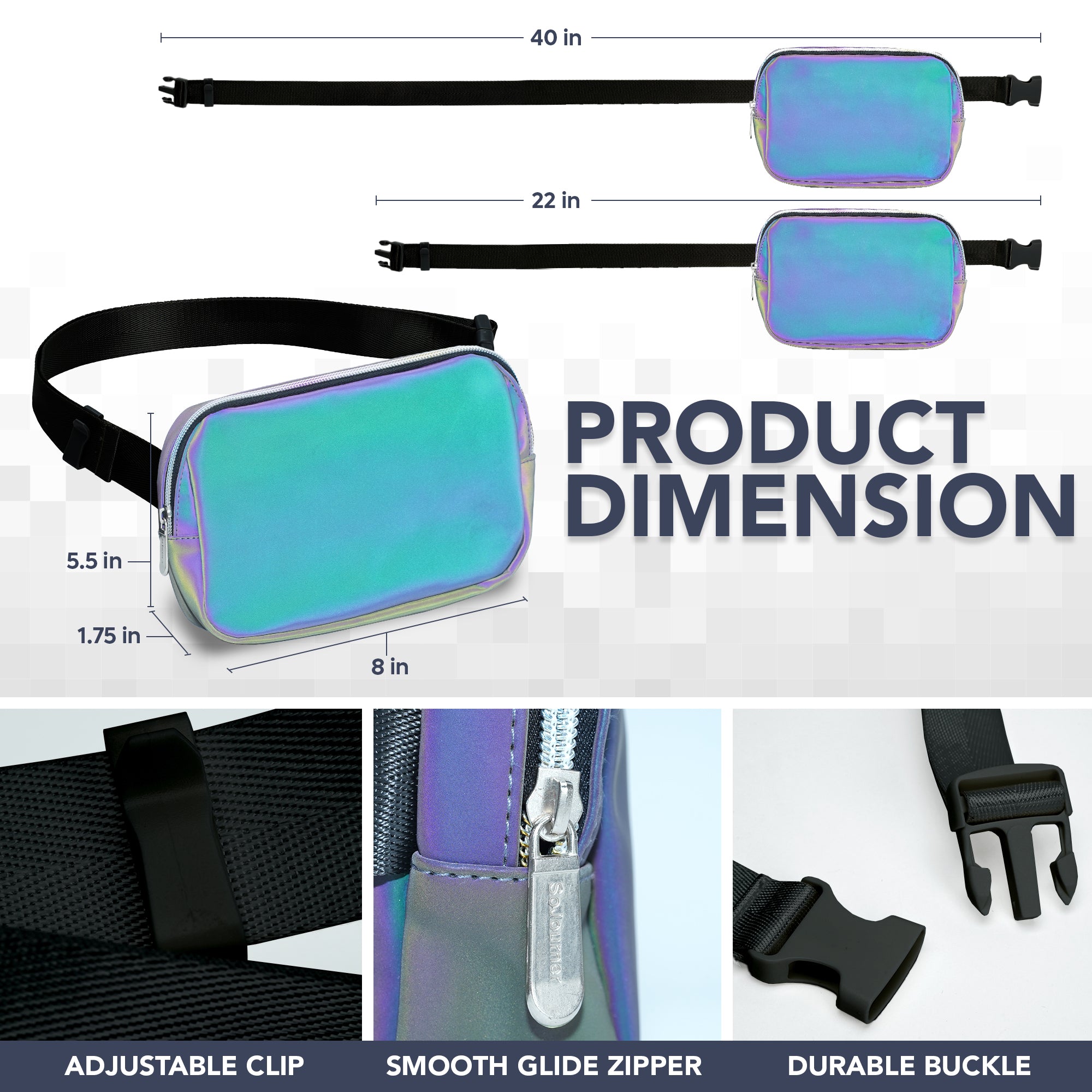 Fanny Pack (1 Pocket) - SoJourner Bags