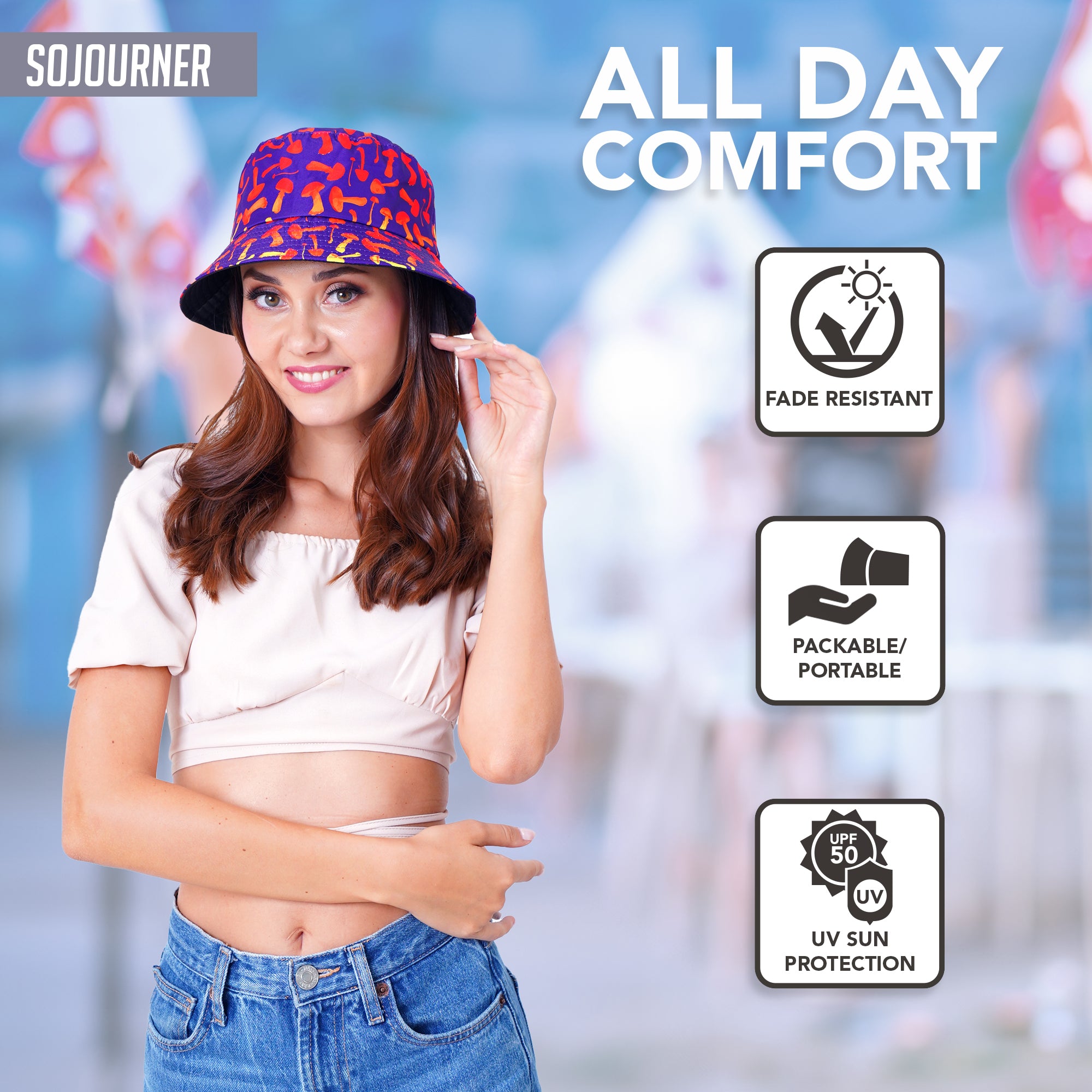 Rave Bucket Hat - SoJourner Bags
