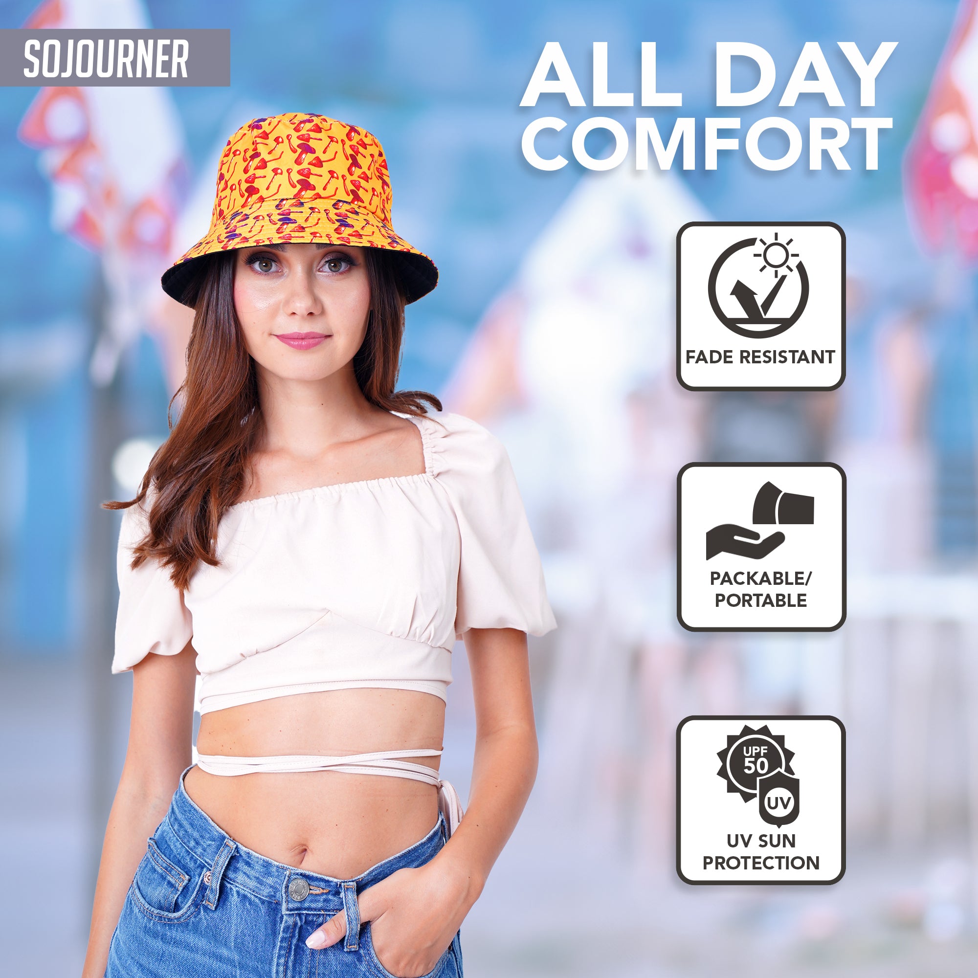 Rave Bucket Hat - SoJourner Bags