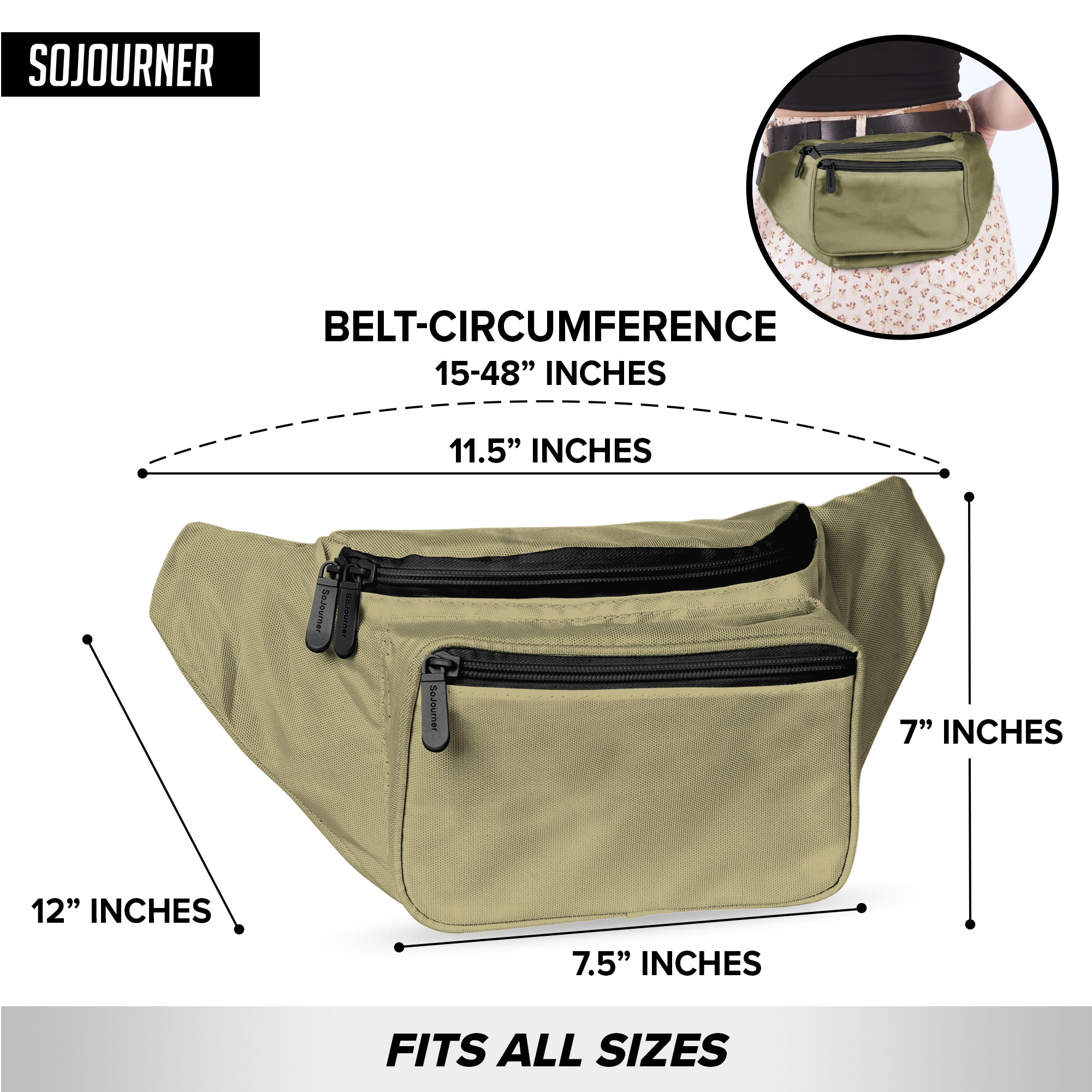 Fanny Pack (Solids) - SoJourner Bags
