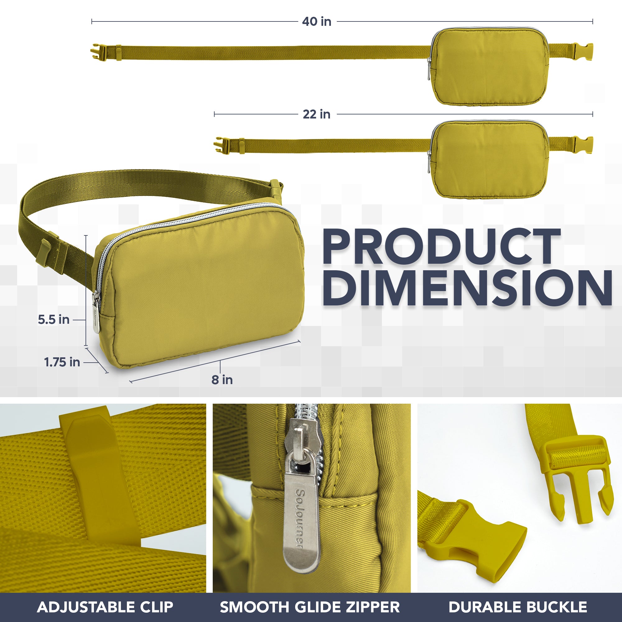 Fanny Pack (1 Pocket) - SoJourner Bags