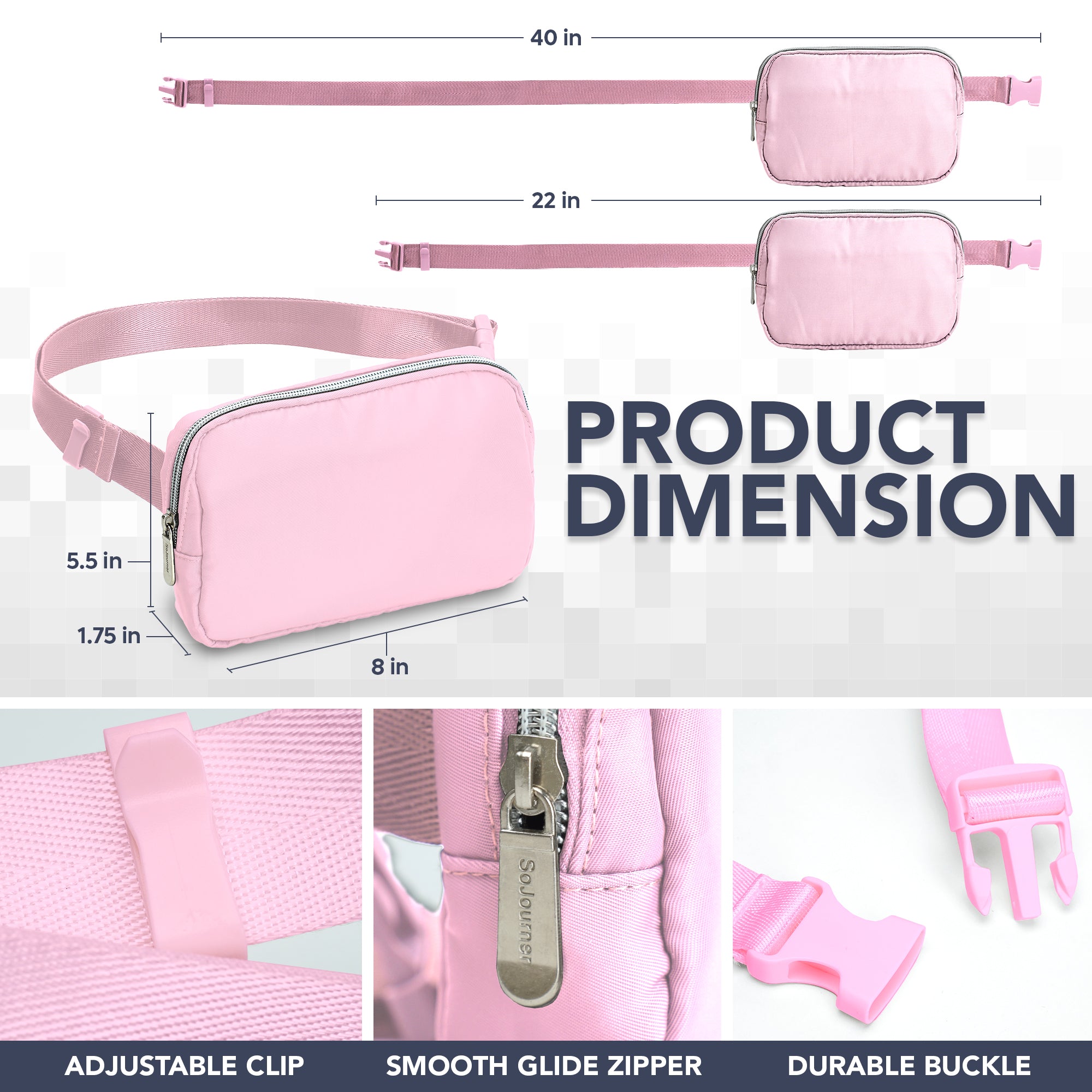 Fanny Pack (1 Pocket) - SoJourner Bags