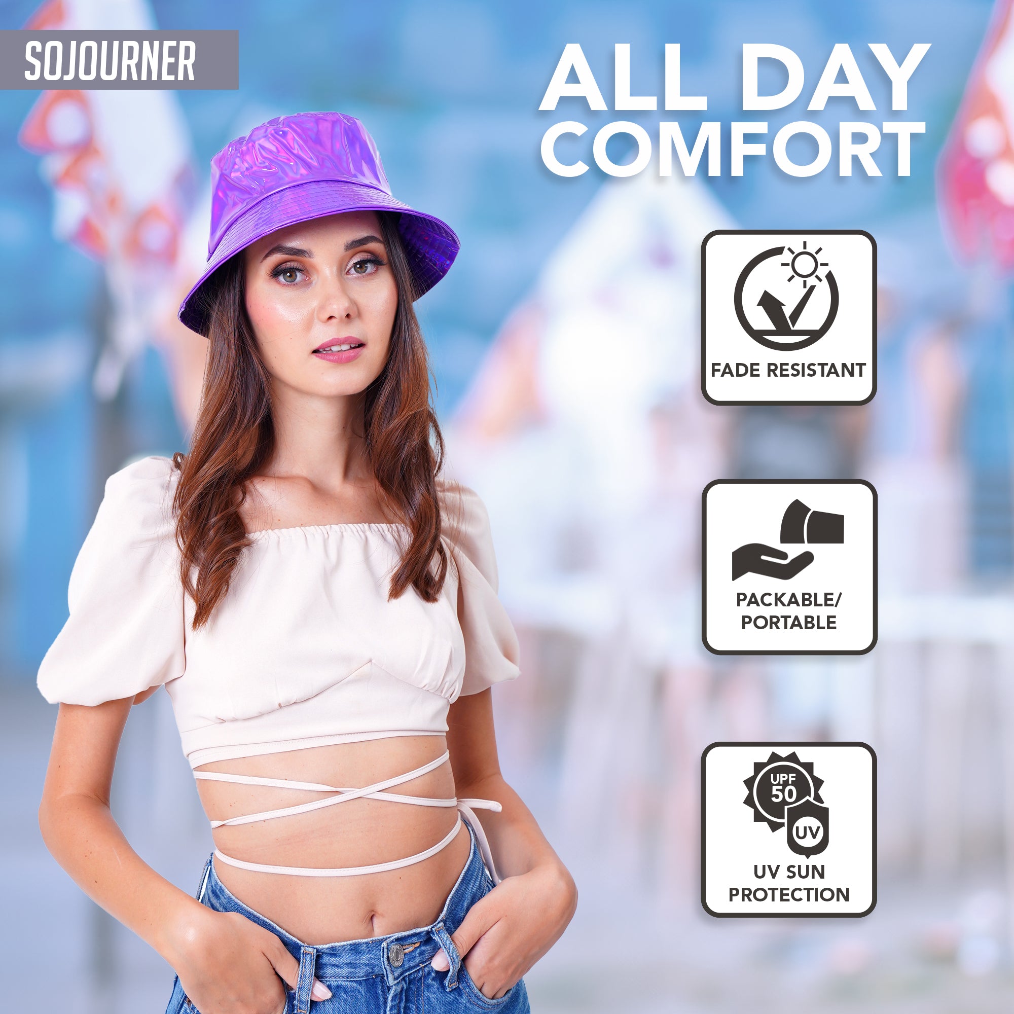 Rave Bucket Hat - SoJourner Bags