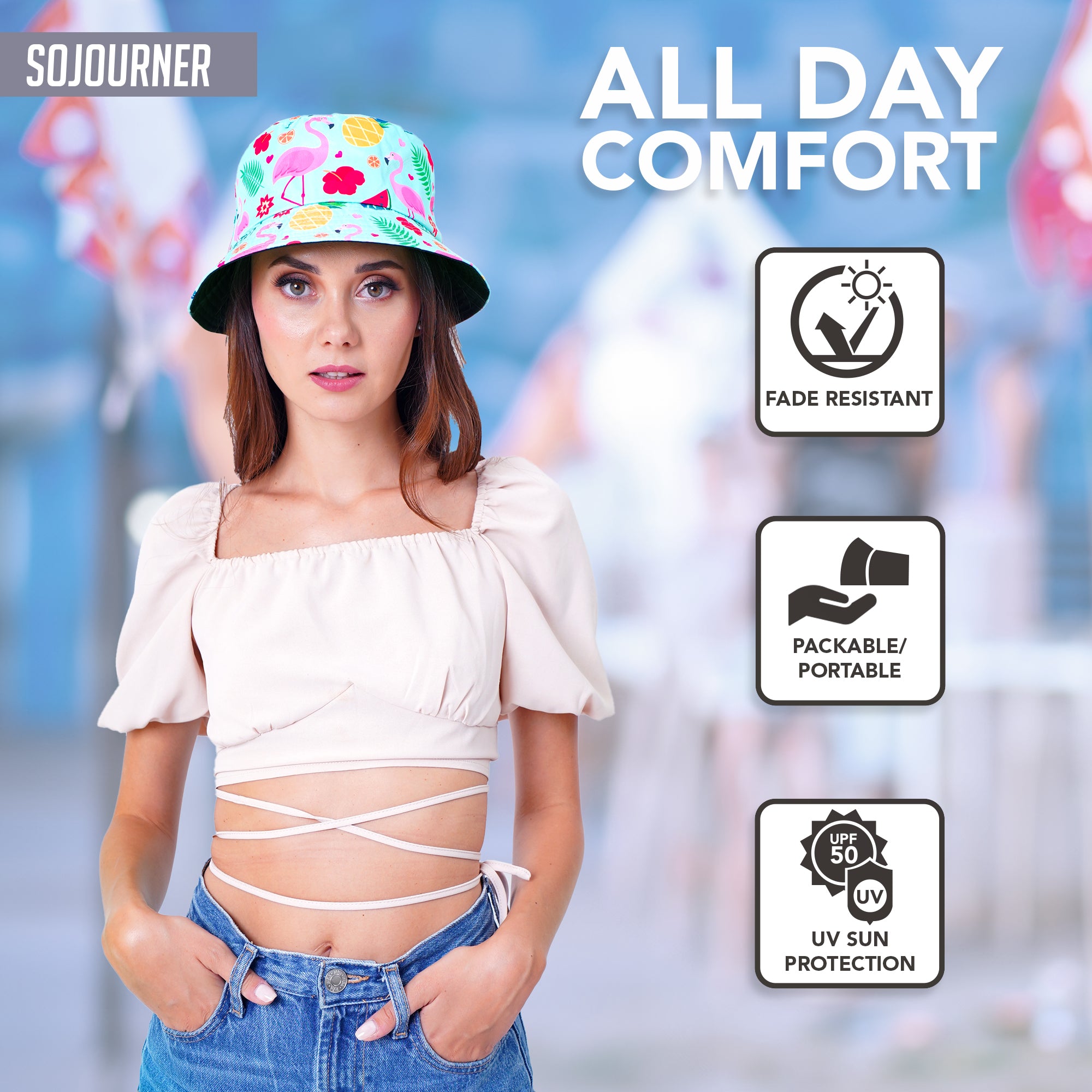 Rave Bucket Hat - SoJourner Bags