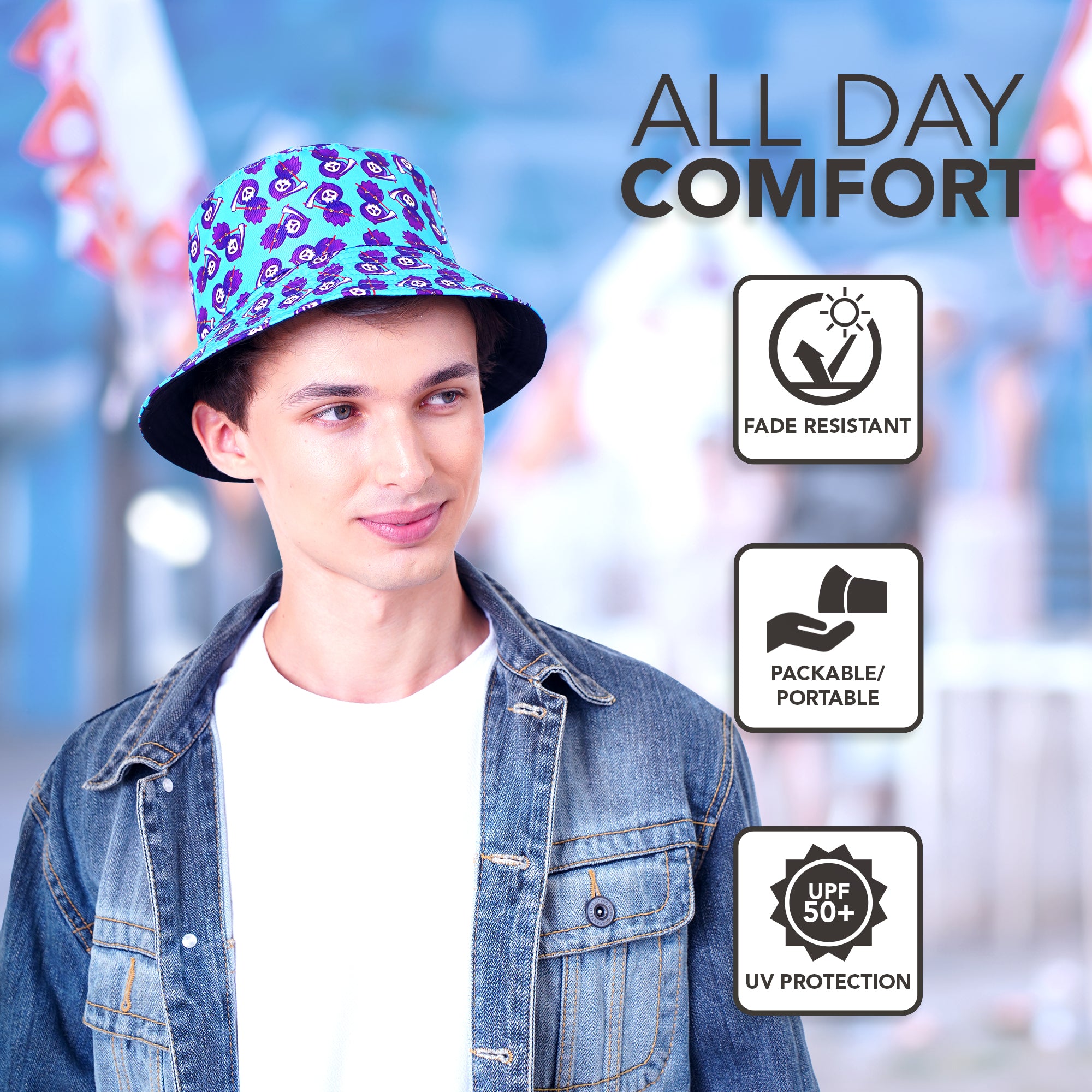 Rave Bucket Hat - SoJourner Bags