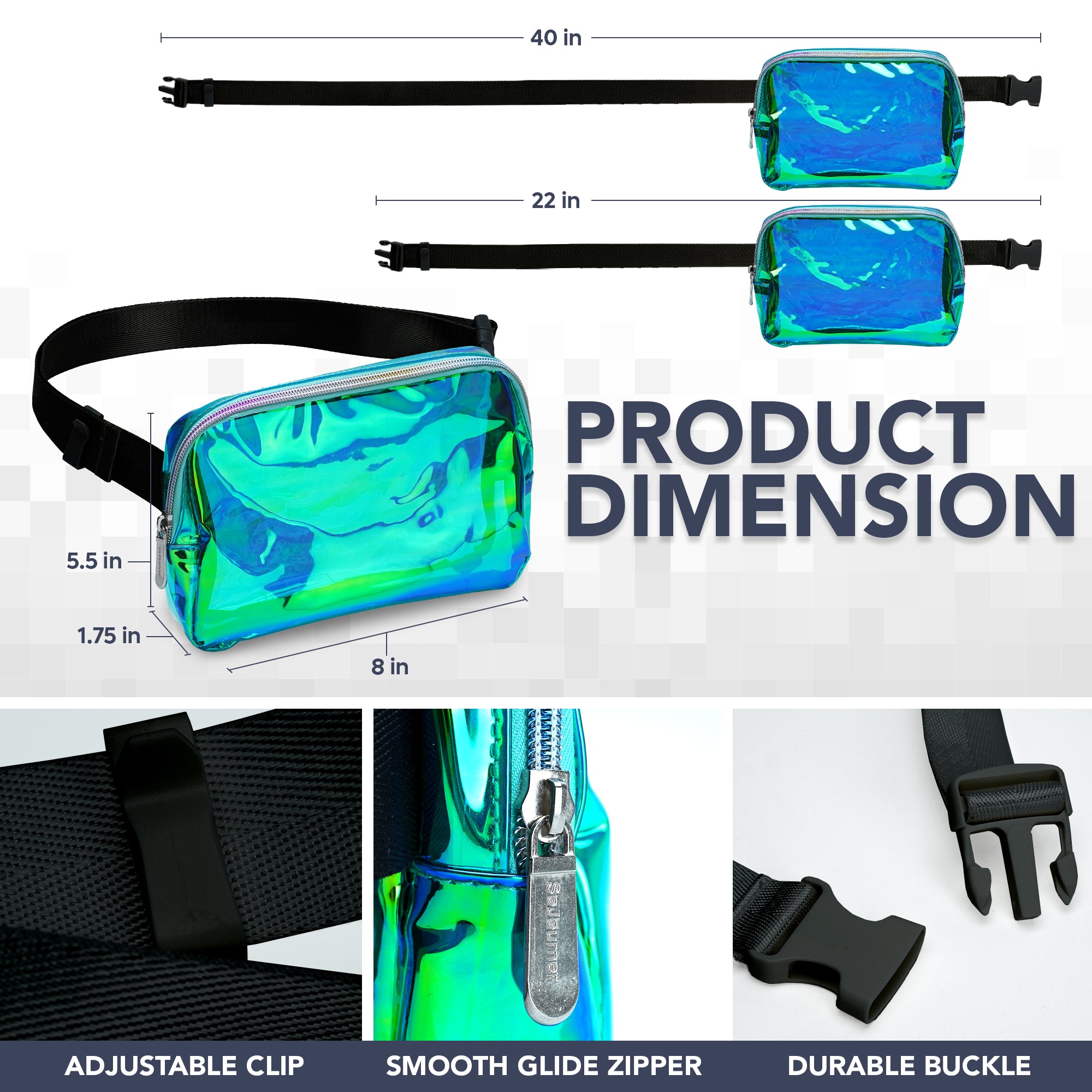 Fanny Pack (1 Pocket) - SoJourner Bags