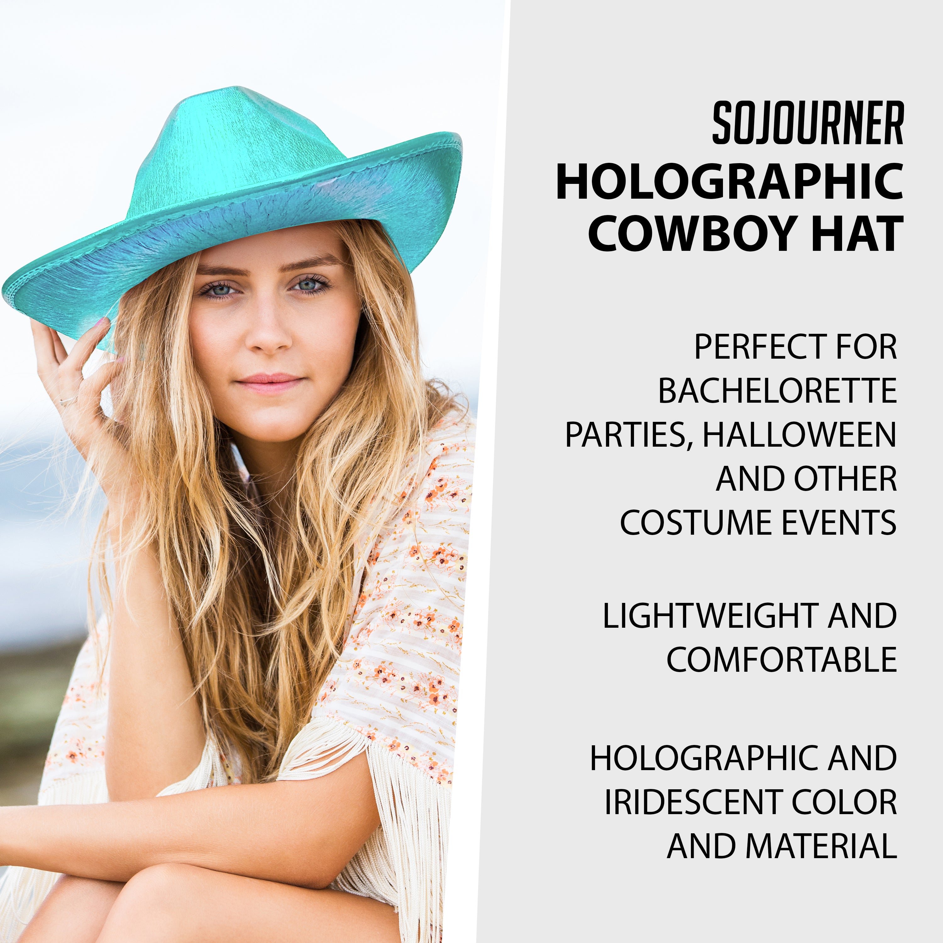 Rave Space Cowboy Hat - SoJourner Bags