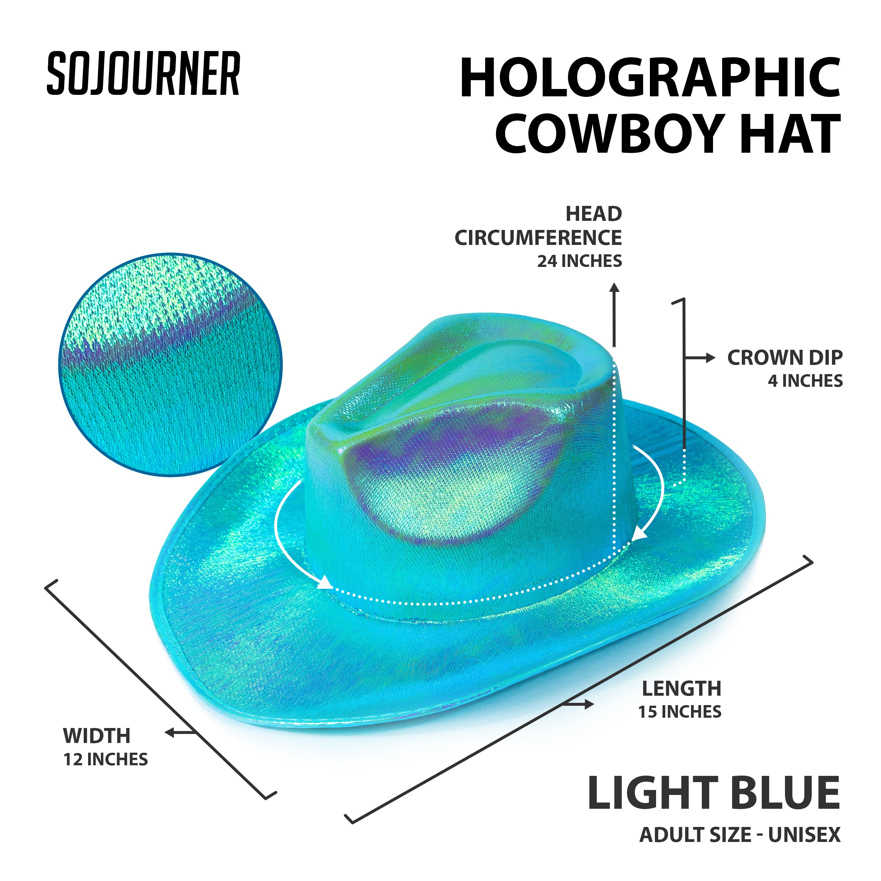 Rave Space Cowboy Hat - SoJourner Bags