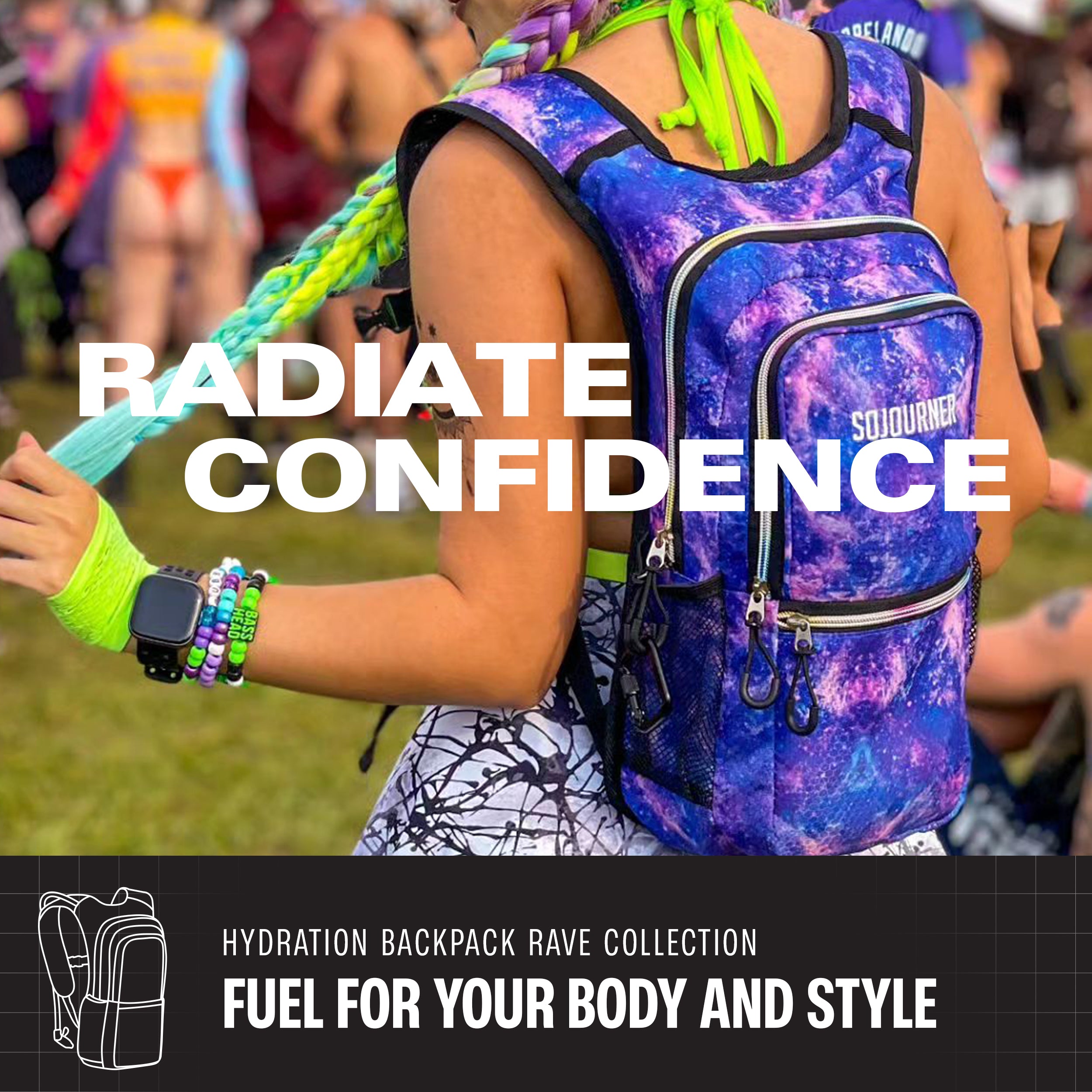 Hydration Pack Backpack (Medium) - SoJourner Bags