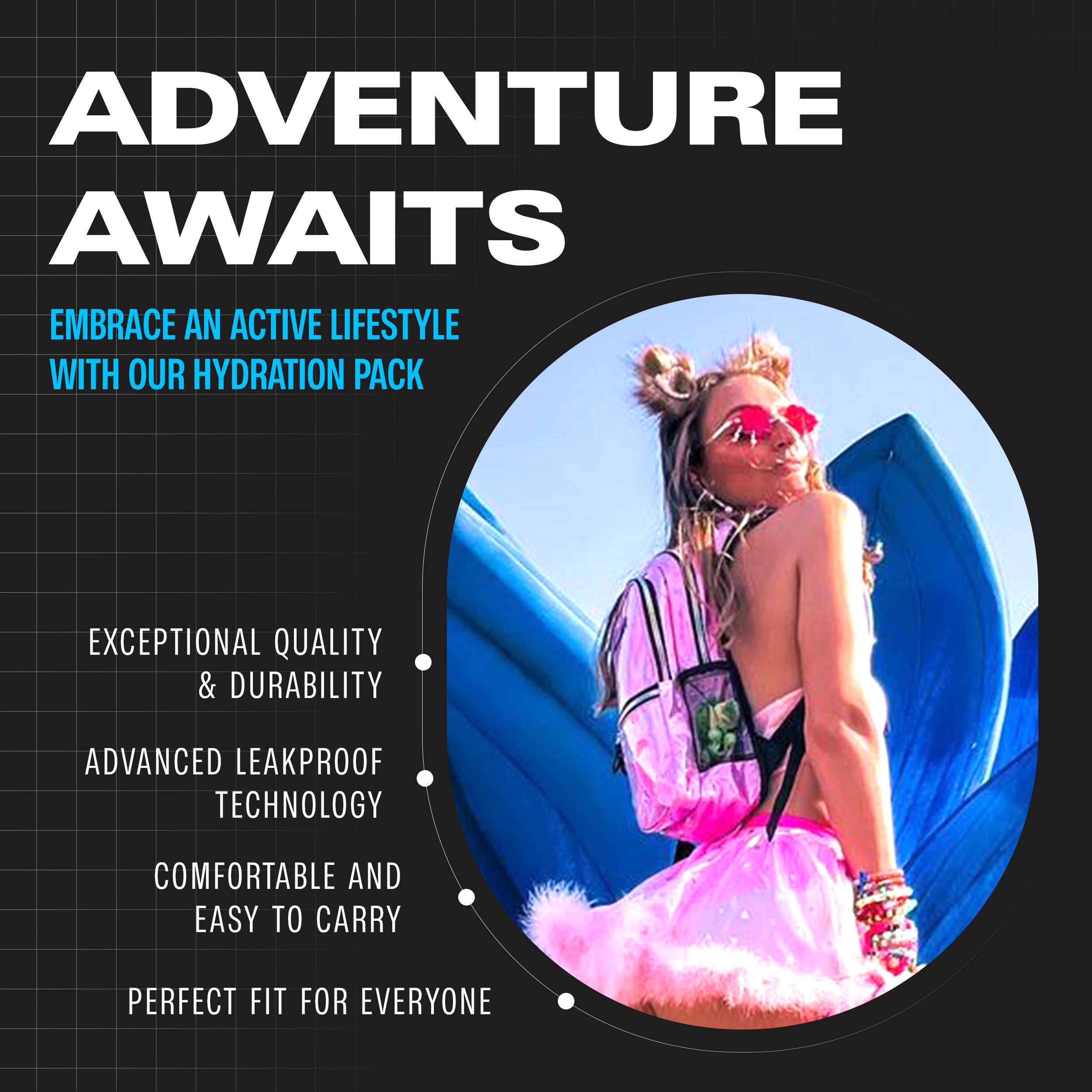 Hydration Pack Backpack (Medium) - SoJourner Bags