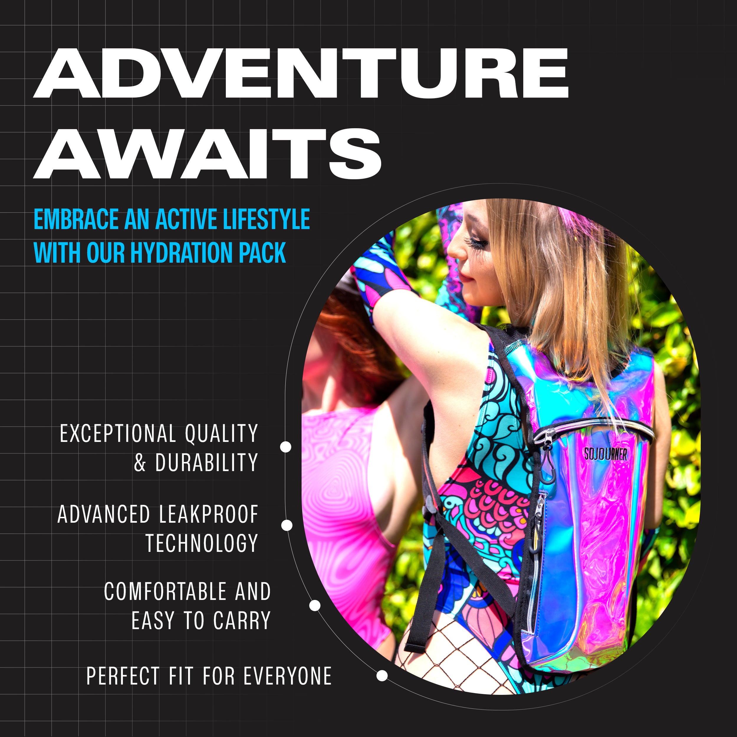 Hydration Pack Backpack (Small) - SoJourner Bags