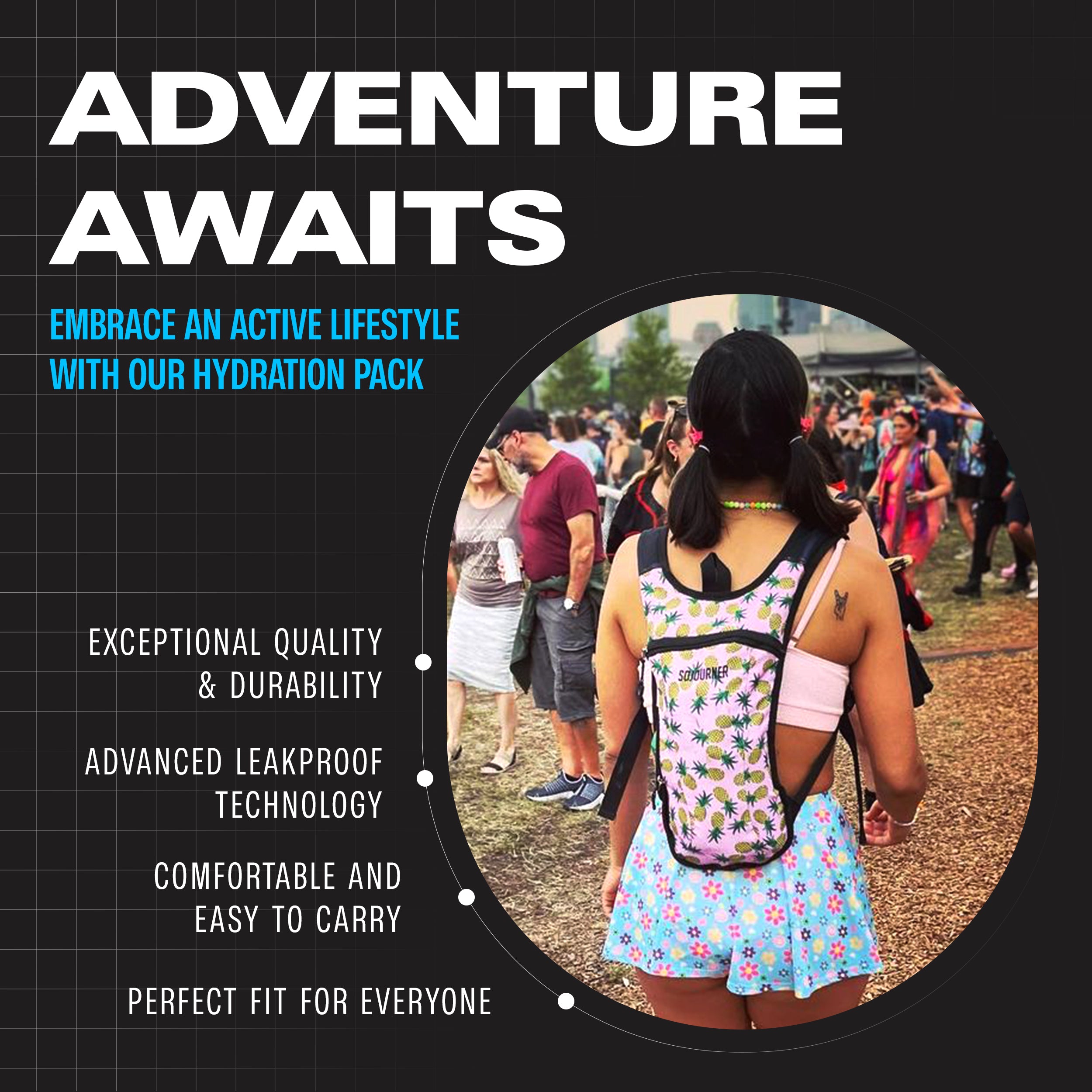 Hydration Pack Backpack (Small) - SoJourner Bags