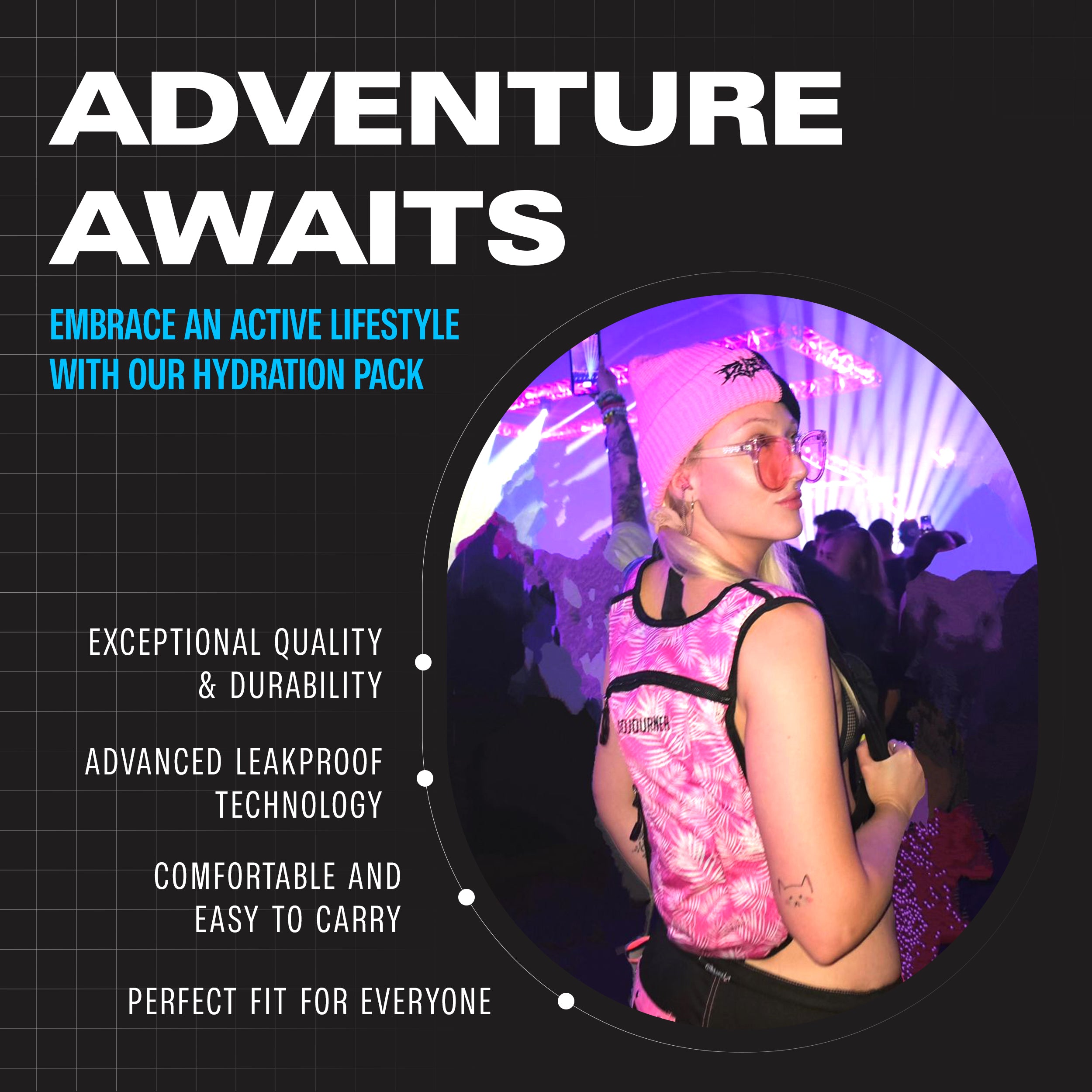 Hydration Pack Backpack (Small) - SoJourner Bags