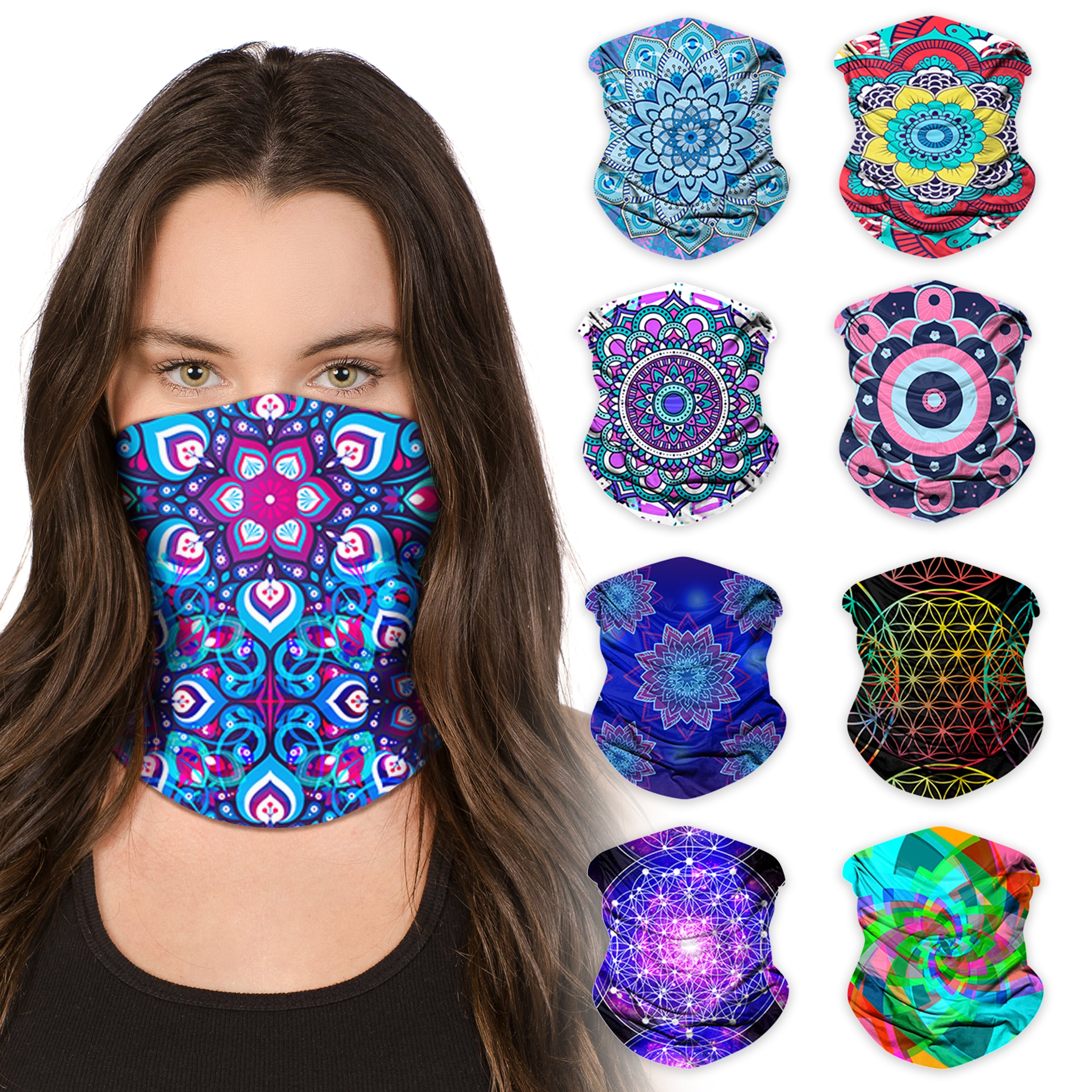 Festival Neck Gaiter (9 Pack) - SoJourner Bags
