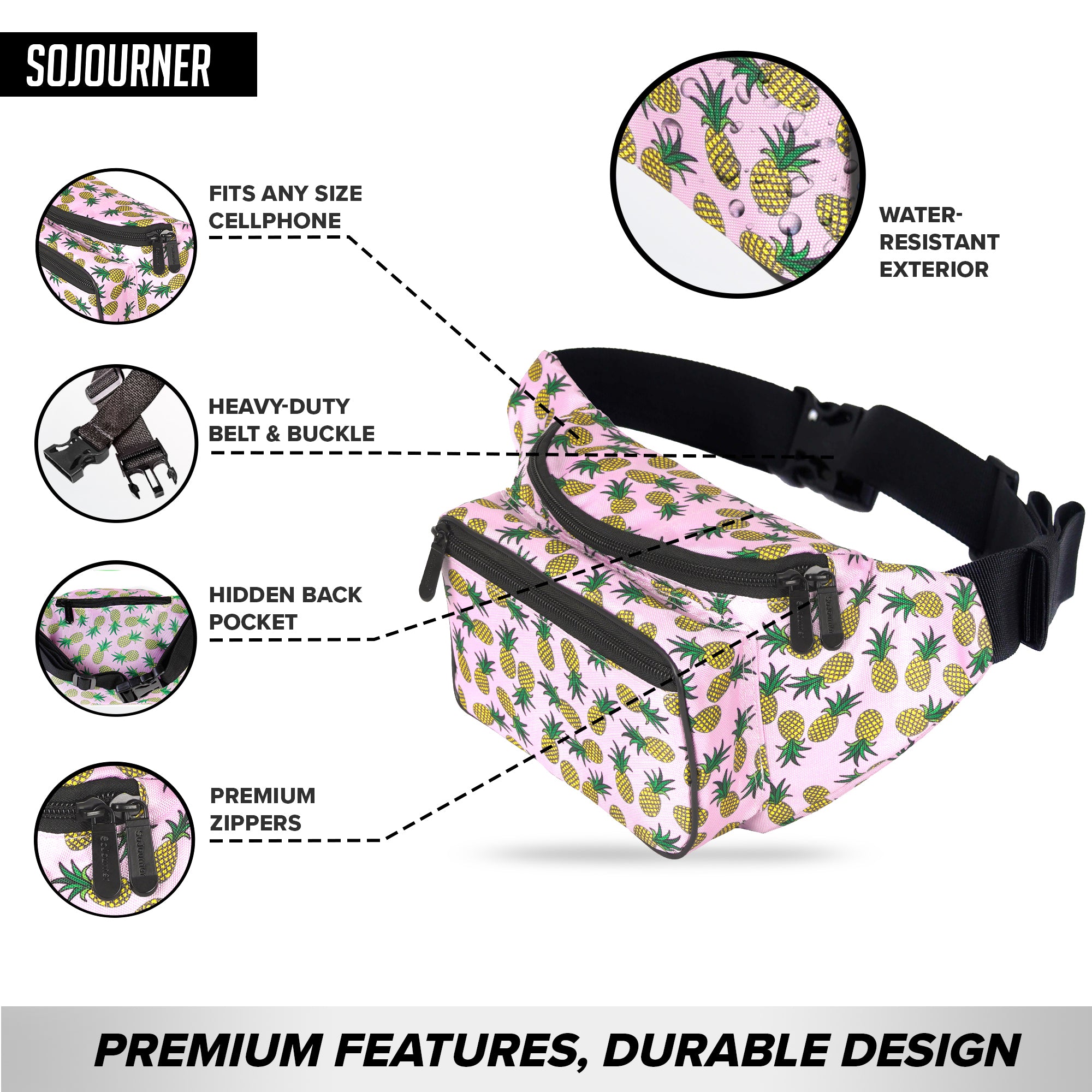 Fanny Pack (Solids) - SoJourner Bags