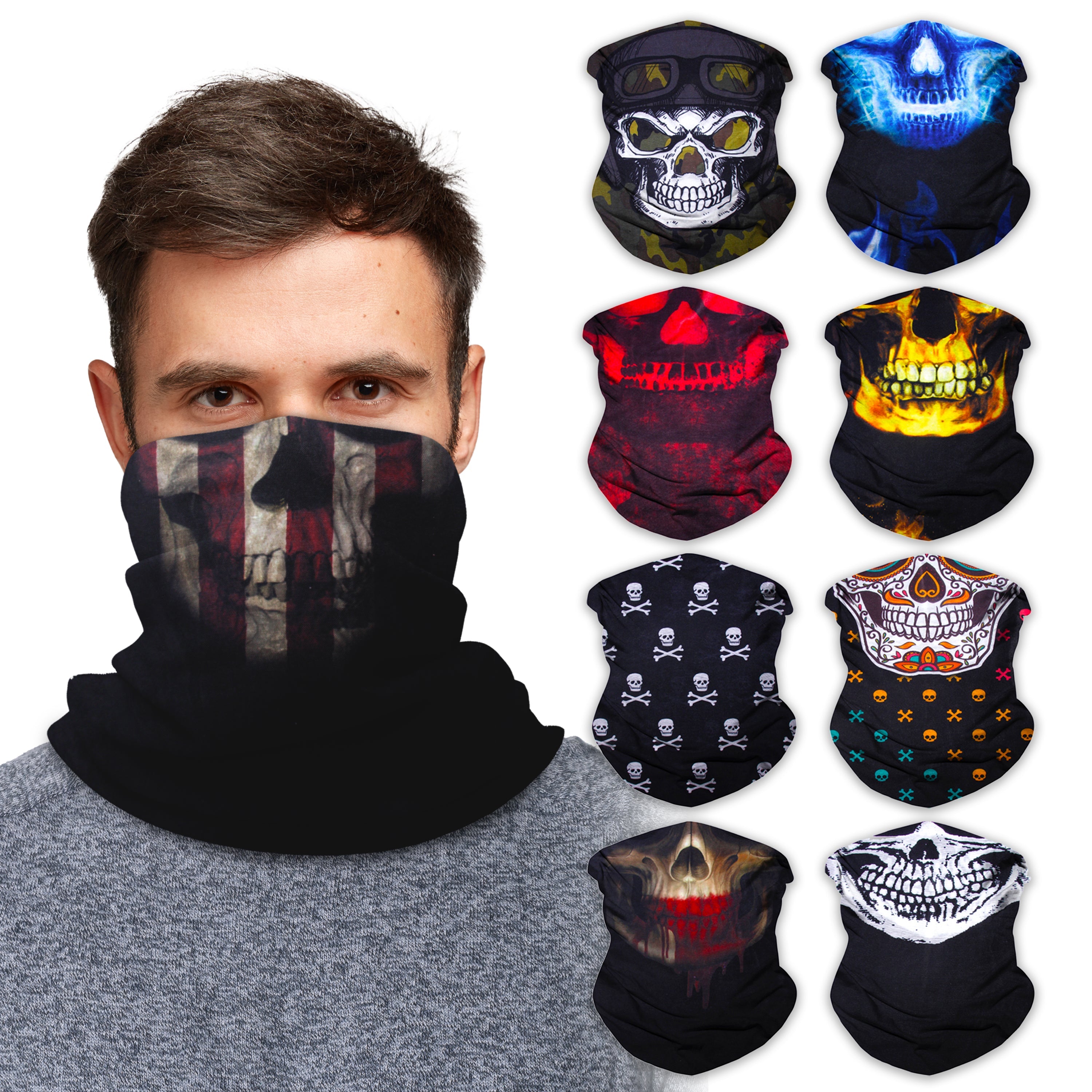Festival Neck Gaiter (9 Pack) - SoJourner Bags