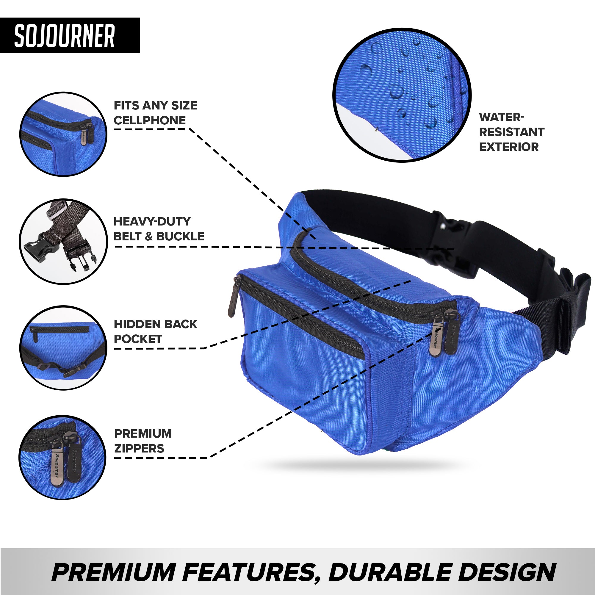 Fanny Pack (Solids) - SoJourner Bags