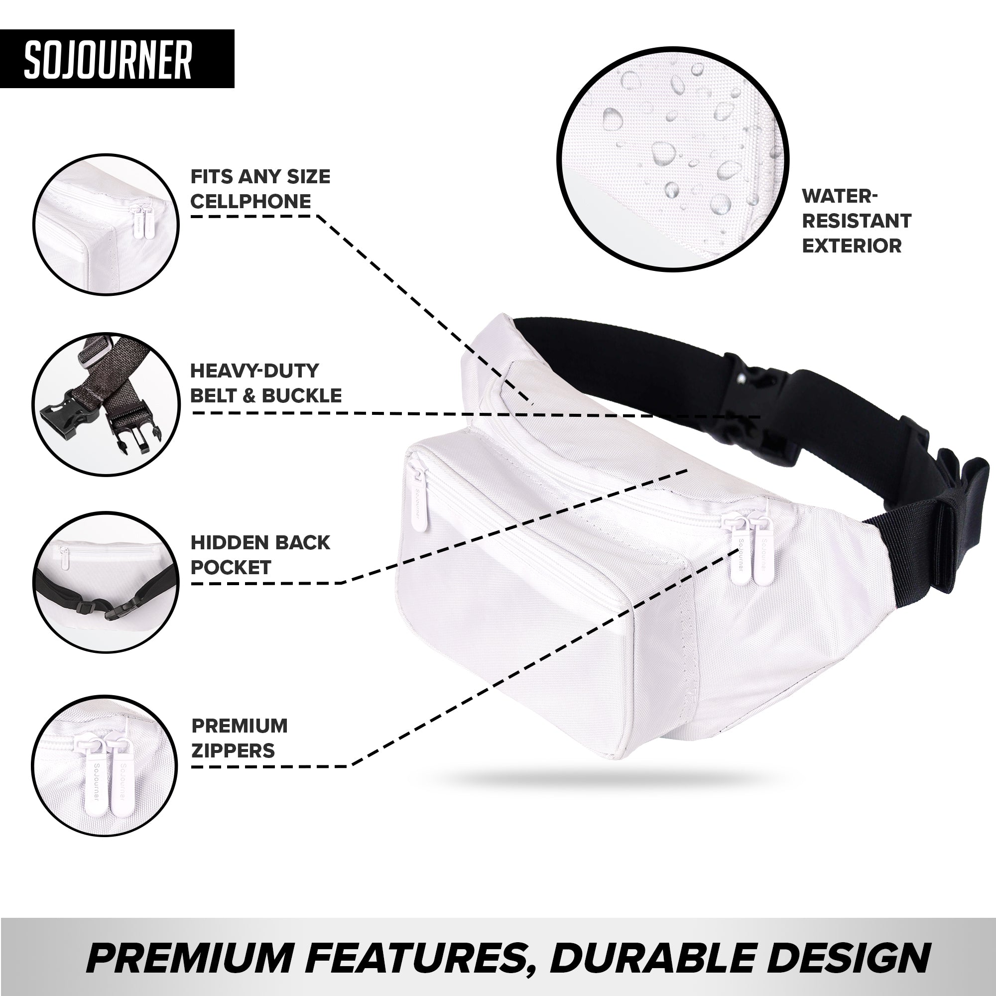 Fanny Pack (Solids) - SoJourner Bags