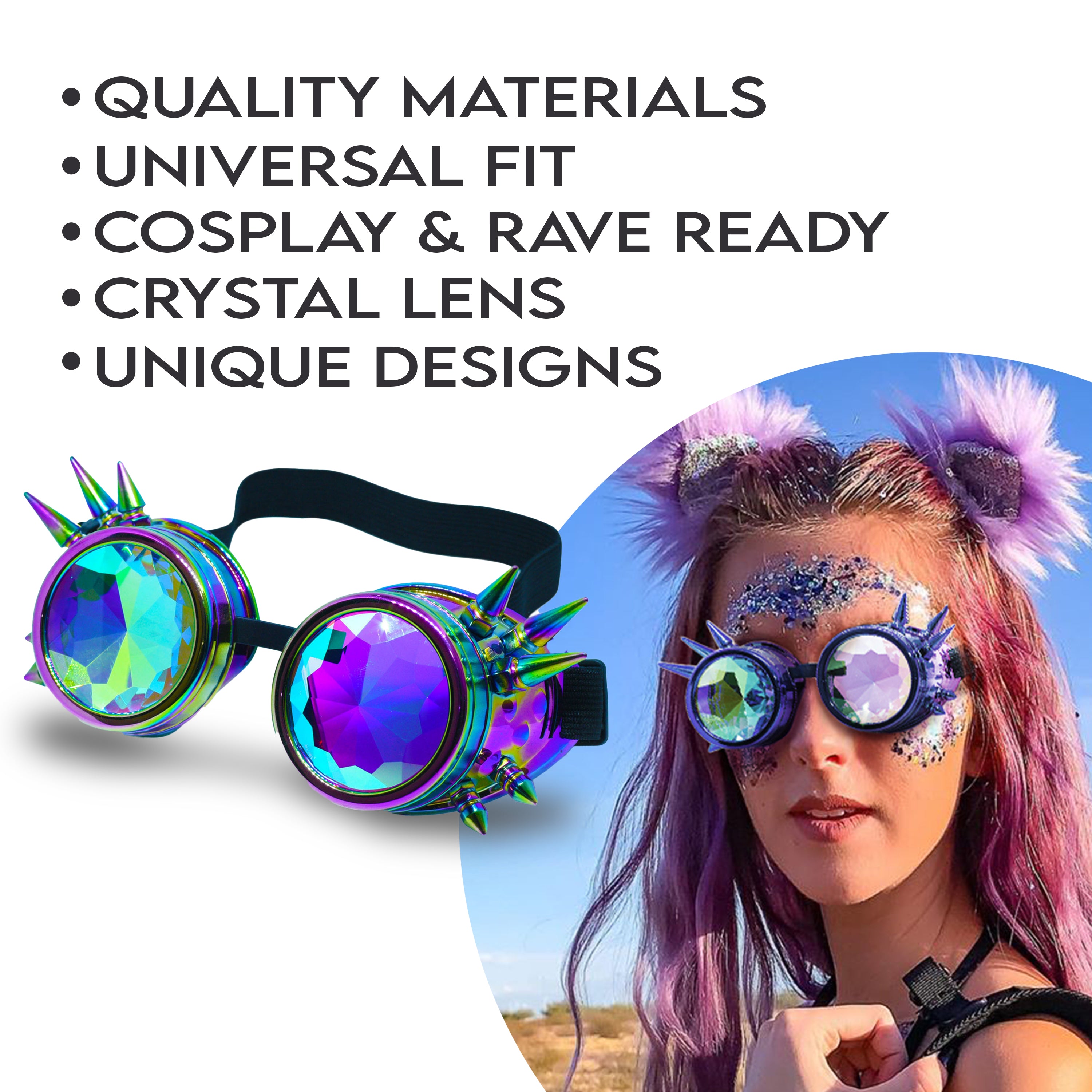 Steampunk Goggles and Kaleidoscope Glasses - SoJourner Bags