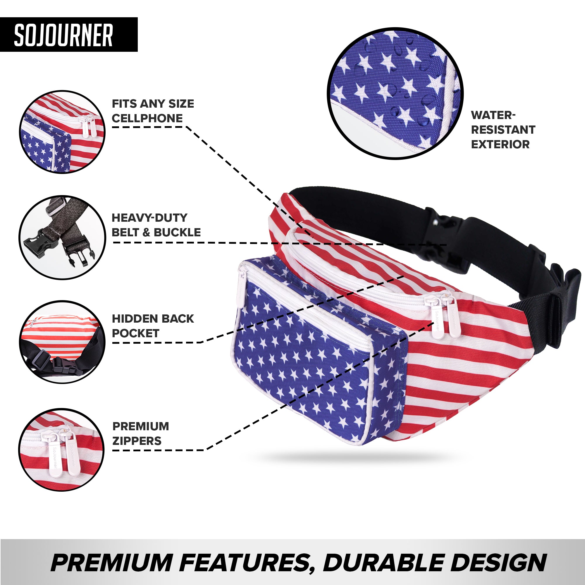 Fanny Pack (Solids) - SoJourner Bags