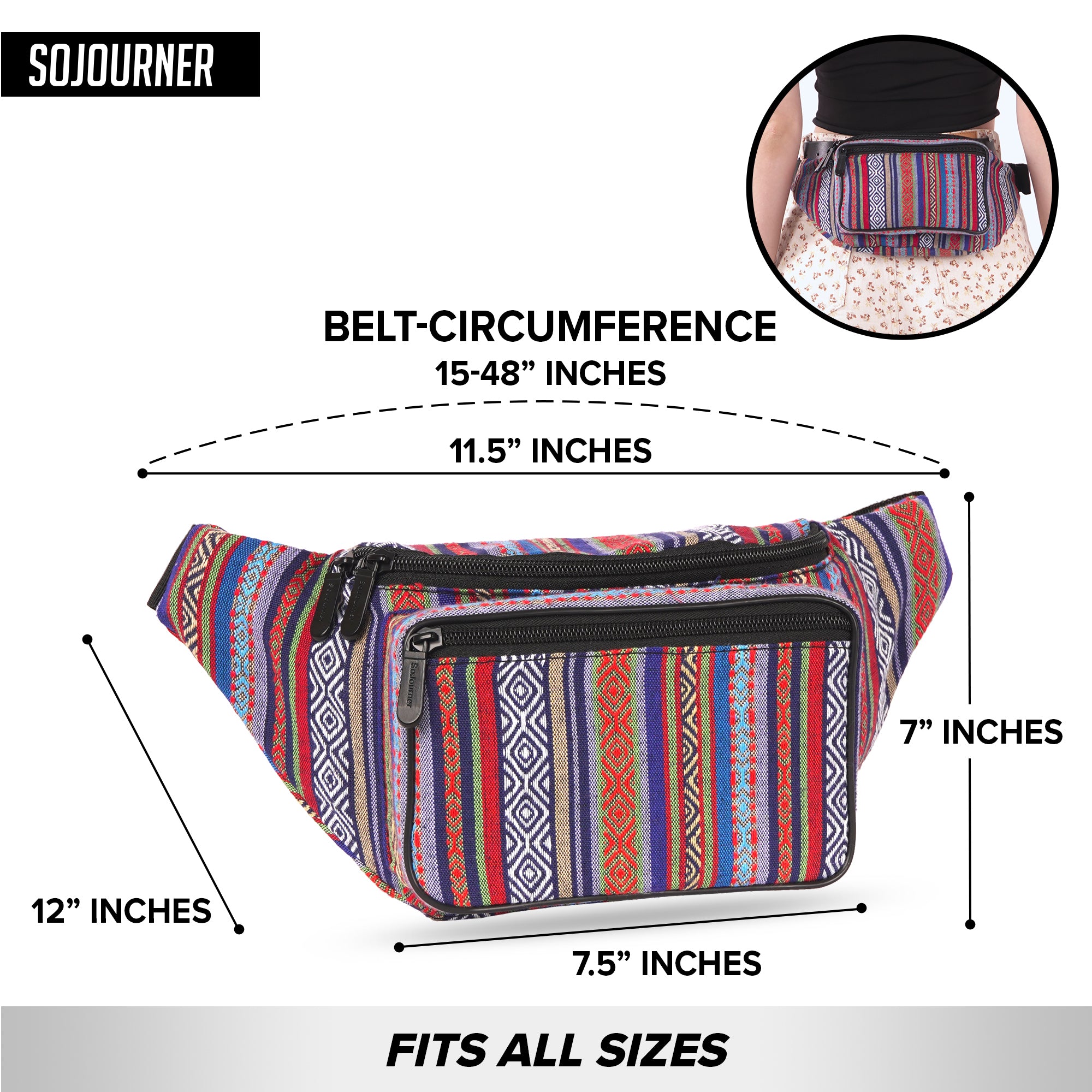 Fanny Pack (Solids) - SoJourner Bags
