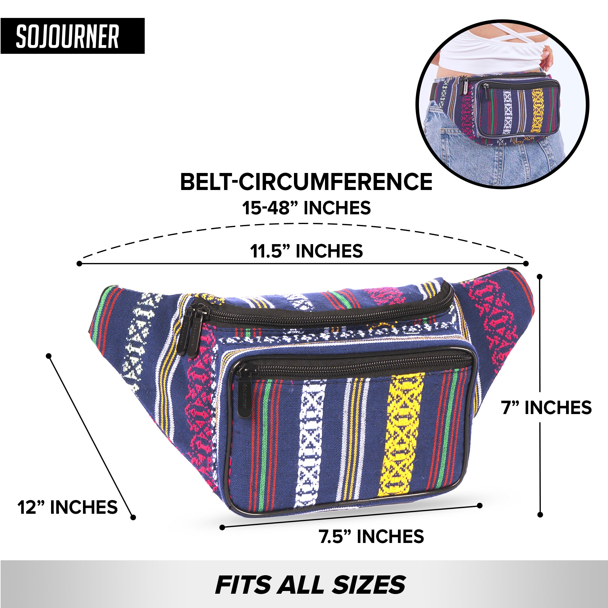 Fanny Pack (Solids) - SoJourner Bags