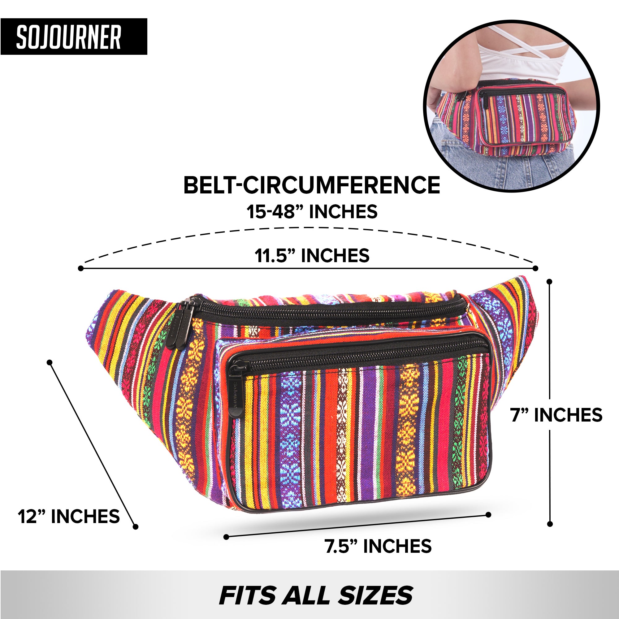Fanny Pack (Solids) - SoJourner Bags
