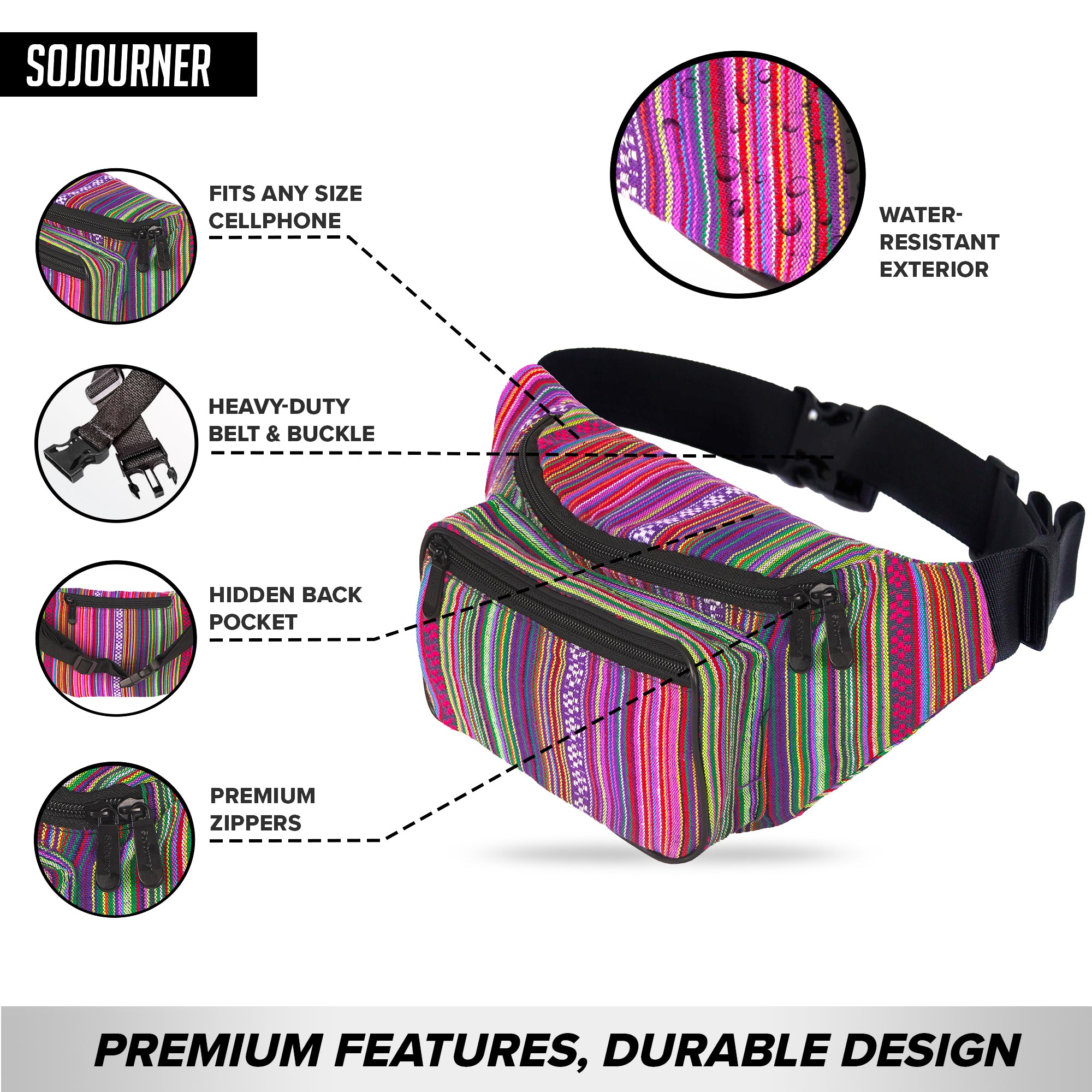Fanny Pack (Solids) - SoJourner Bags