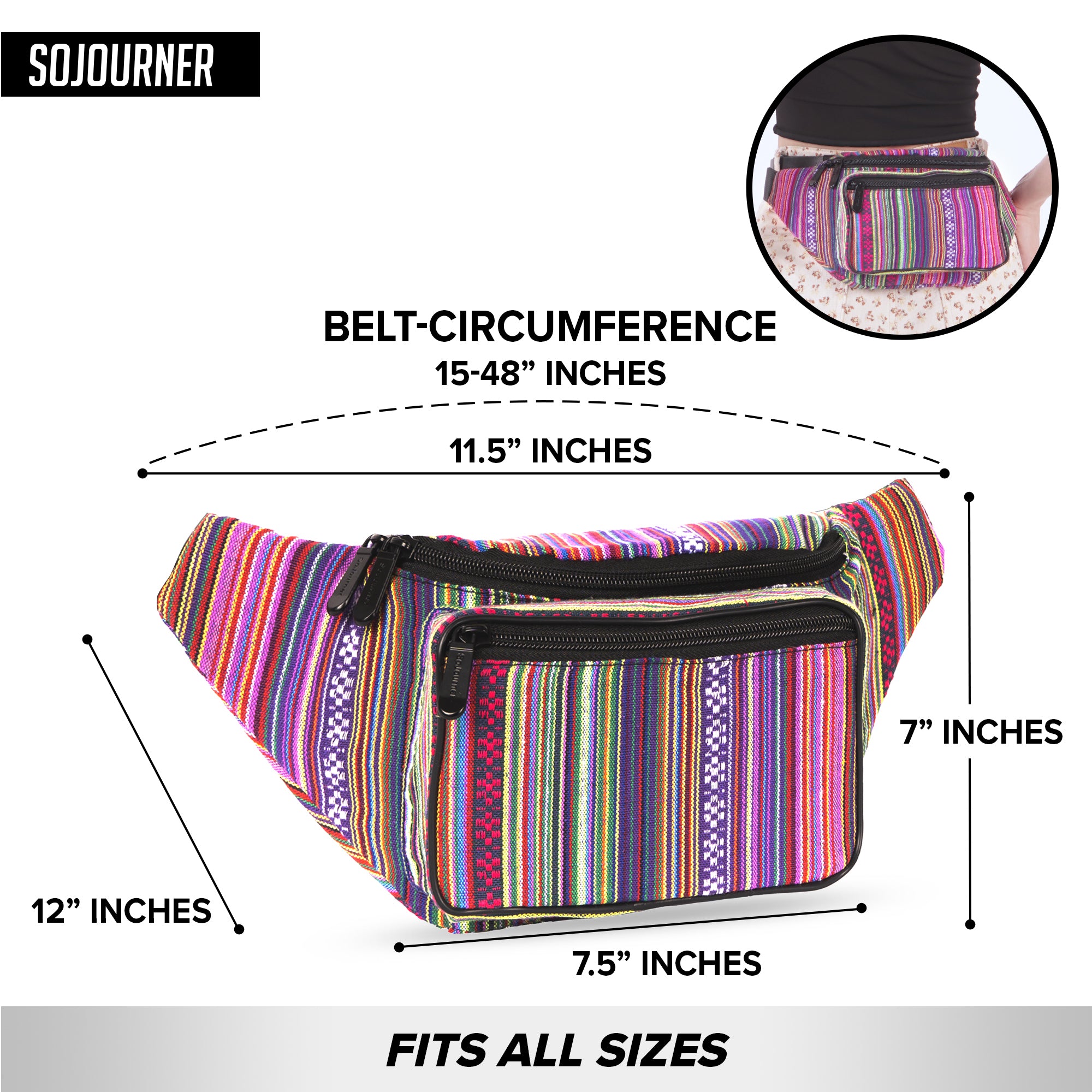 Fanny Pack (Solids) - SoJourner Bags