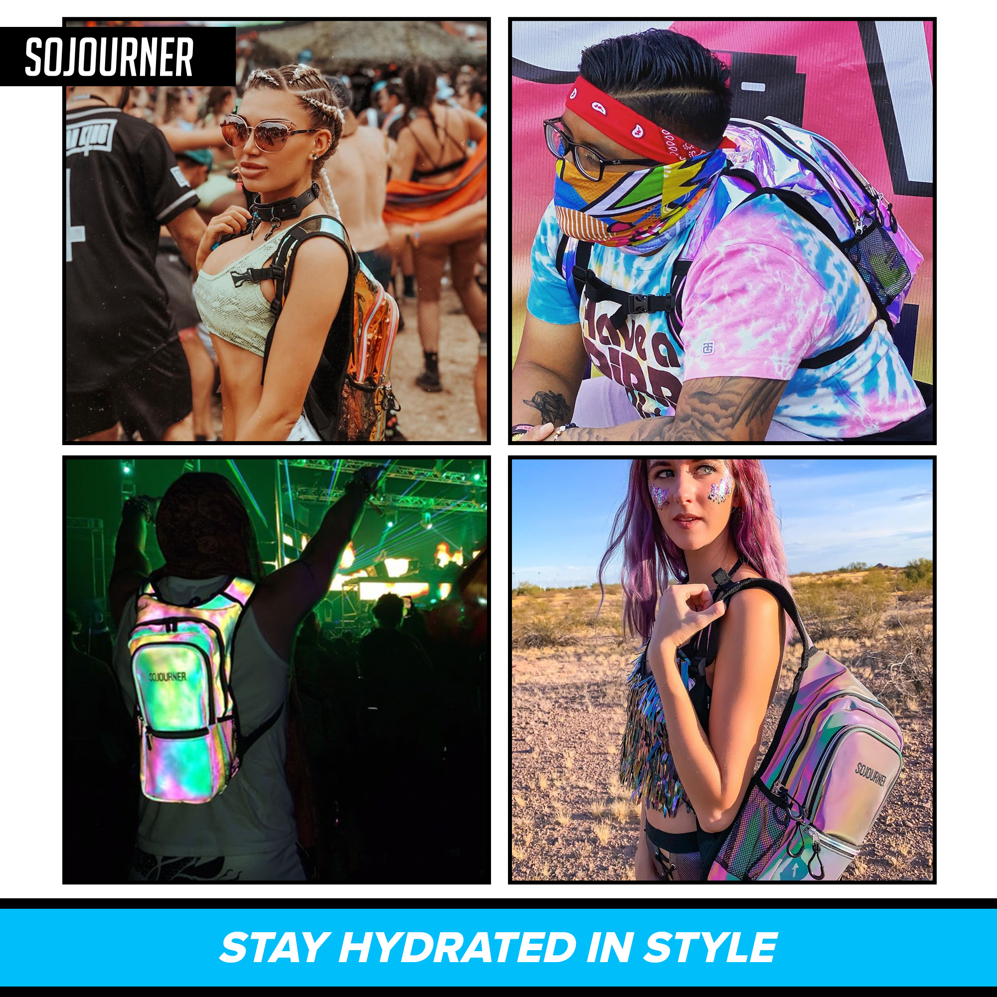 Hydration Pack Backpack (Medium) - SoJourner Bags