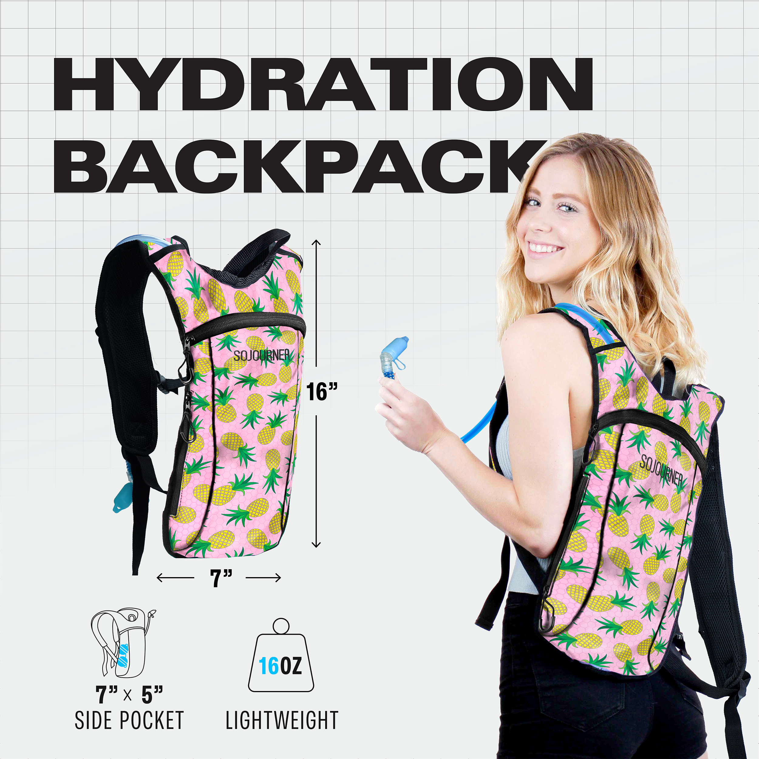 Hydration Pack Backpack (Small) - SoJourner Bags