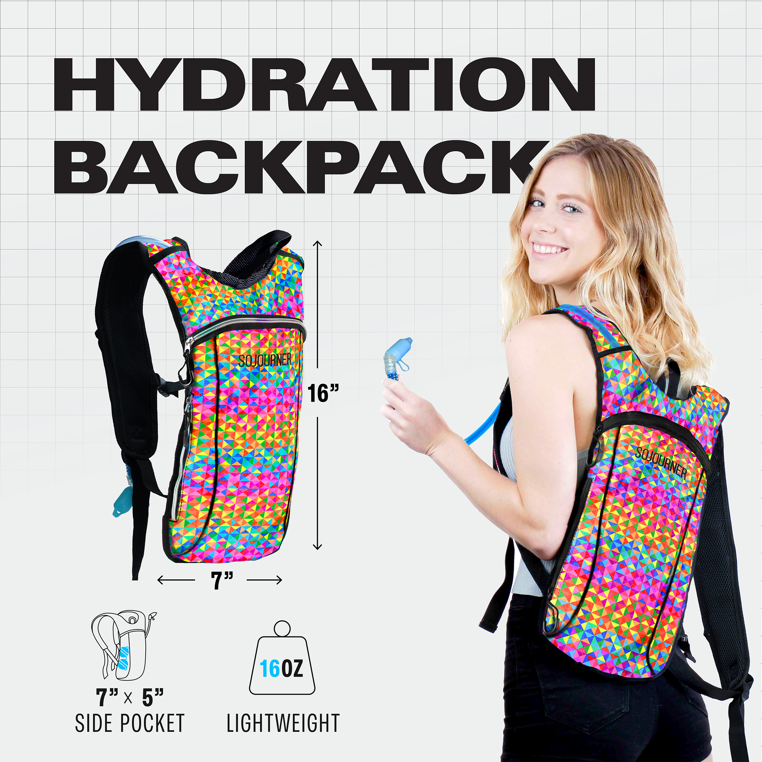Hydration Pack Backpack (Small) - SoJourner Bags