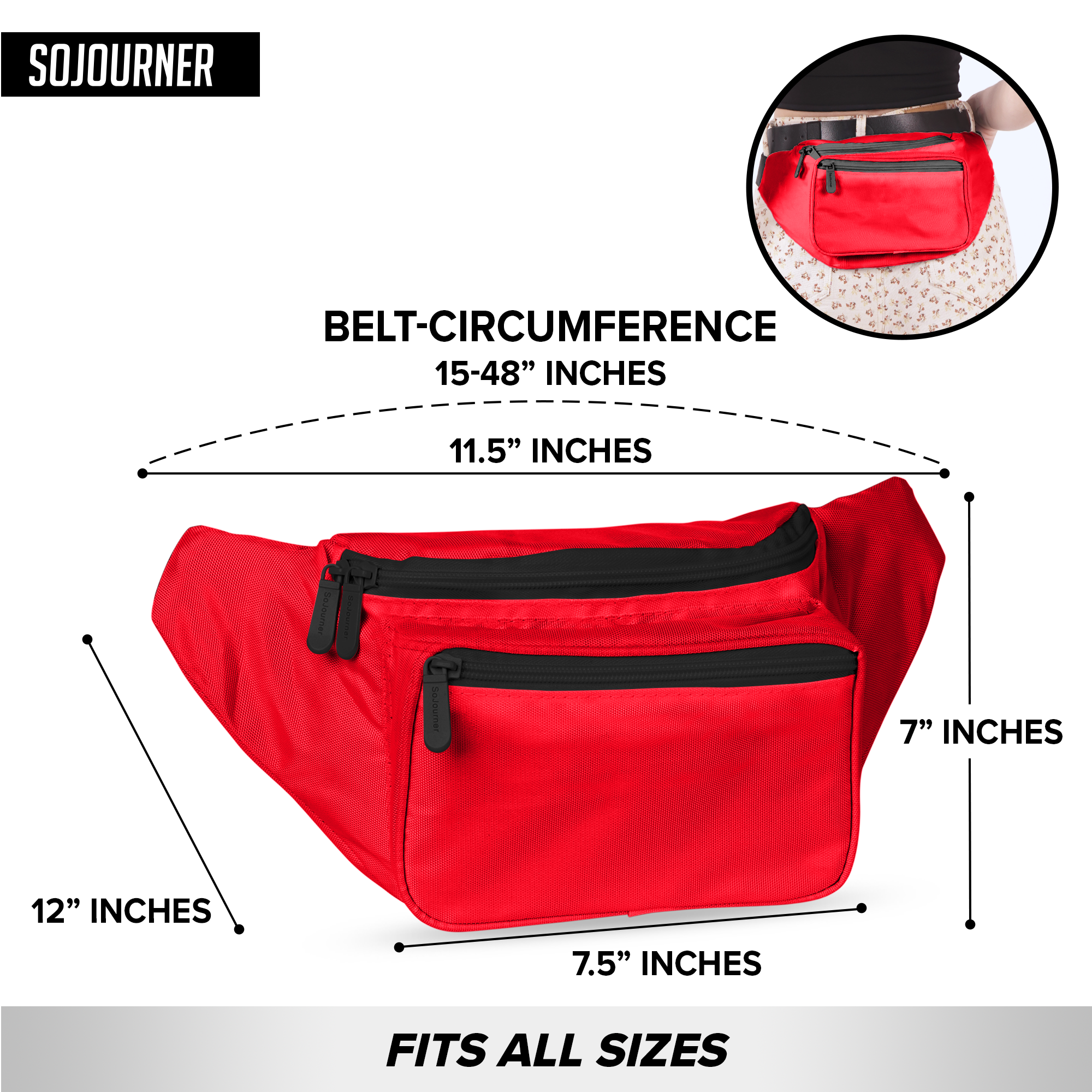 Fanny Pack (Solids) - SoJourner Bags