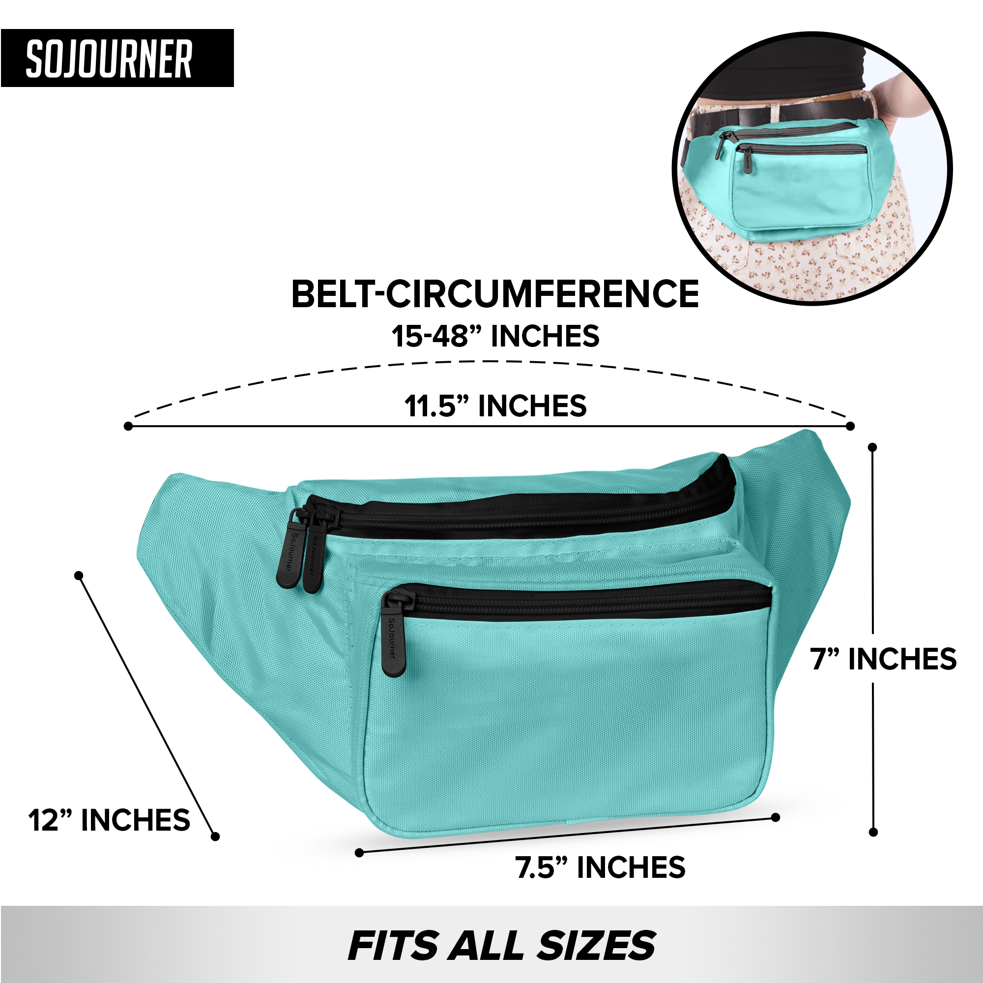 Fanny Pack (Solids) - SoJourner Bags